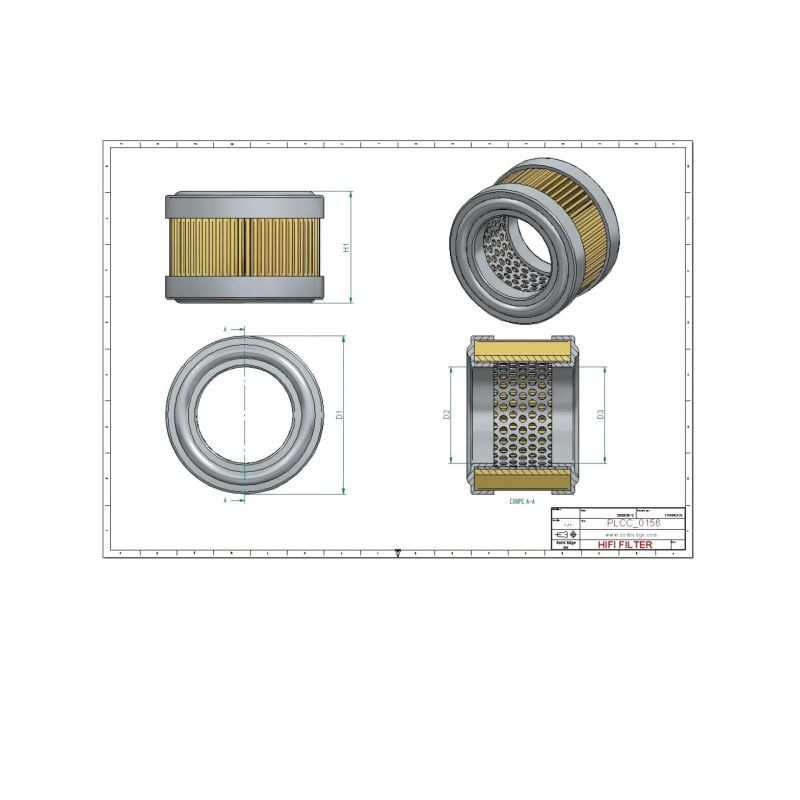 Filtre à gasoil SN25035