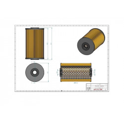 Filtre à gasoil SN25041