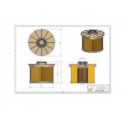 Filtre à gasoil SN25054
