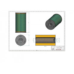 Filtre à gasoil SN30023