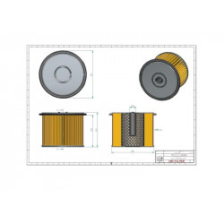 Filtre à gasoil SN39910