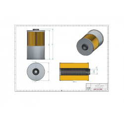 Filtre à gasoil SN40063