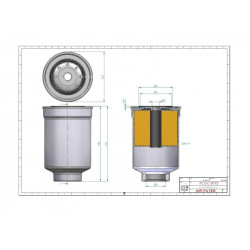Filtre à gasoil SN40539
