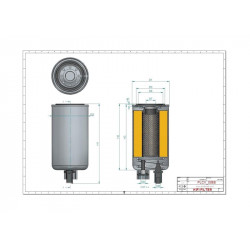 Filtre à gasoil SN40547