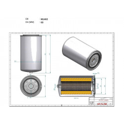 Filtre à gasoil SN40674