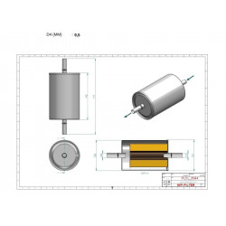 Filtre à gasoil SN40710