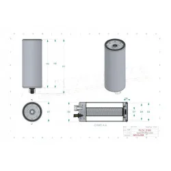 Filtre à gasoil SN40725