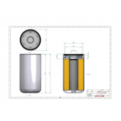 Filtre à gasoil SN40729