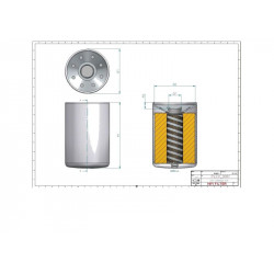 Filtre à gasoil SN55023