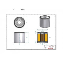 Filtre à gasoil SN55031