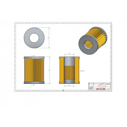 Filtre à gasoil SN70148