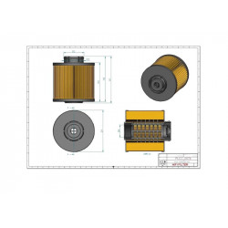 Filtre à gasoil SN70154