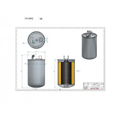 Filtre à gasoil SN70168