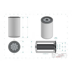 Filtre à gasoil SN70196