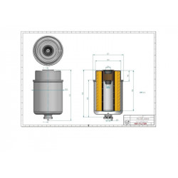 Filtre à gasoil SN70209