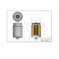 Filtre à gasoil SN70234