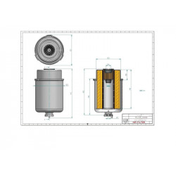 Filtre à gasoil SN70238