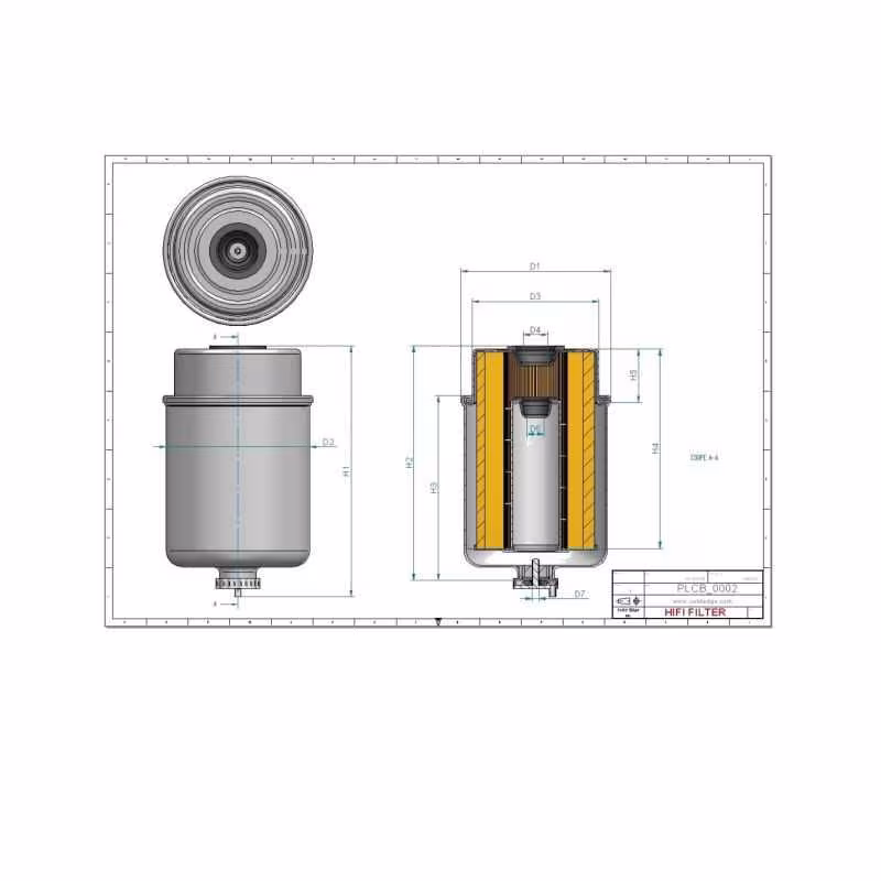 Filtre à gasoil SN70349