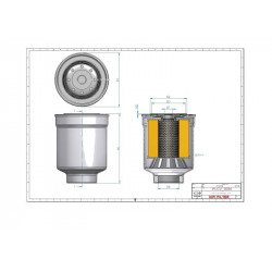Filtre à gasoil SN70421
