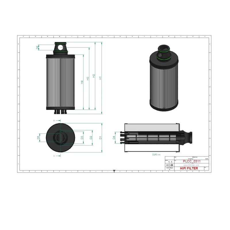Filtre à gasoil SN70430