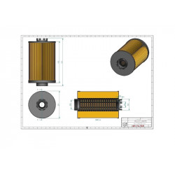 Filtre à gasoil SN70509