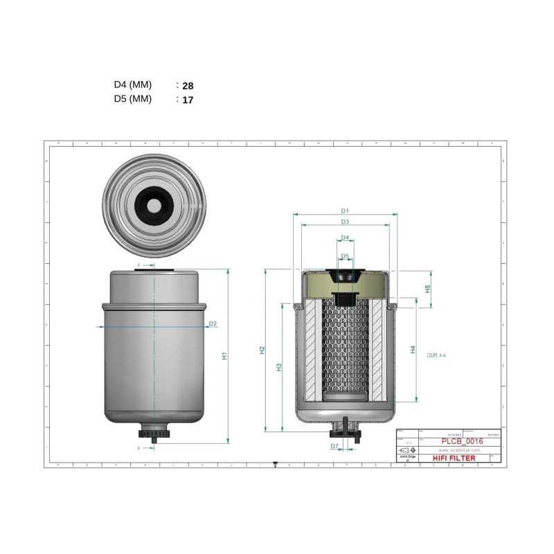 Filtre à gasoil SN70512