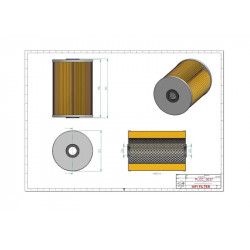Filtre à gasoil SN7226