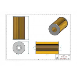 Filtre à gasoil SN80007