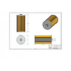 Filtre à gasoil SN80009