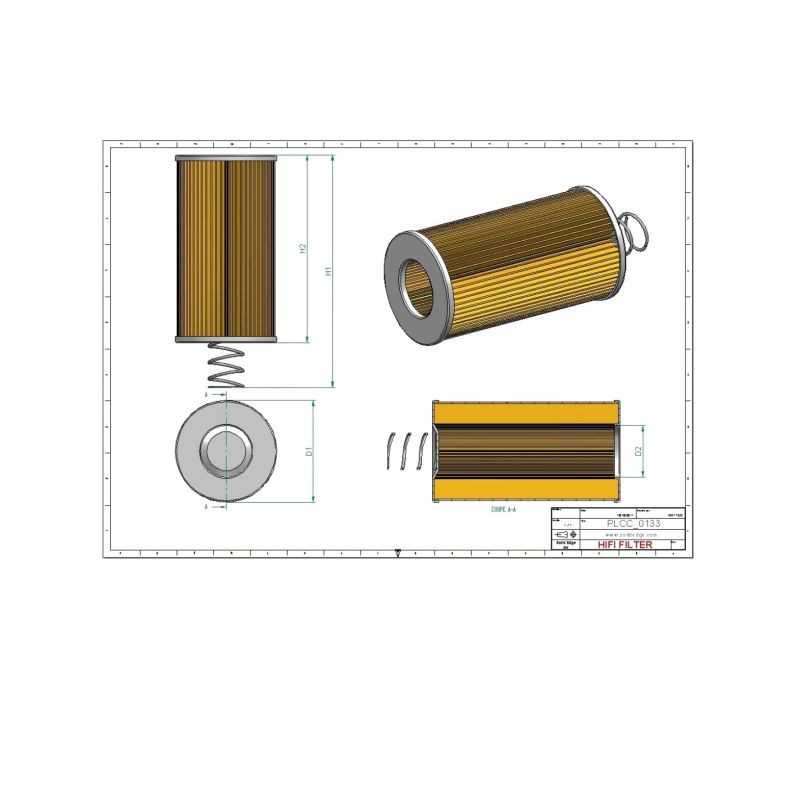 Filtre à gasoil SN80012