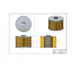 Filtre à gasoil SN80024
