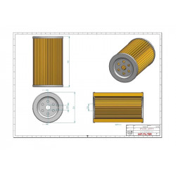Filtre à gasoil SN80505