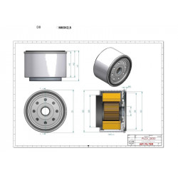 Filtre à gasoil SN901202