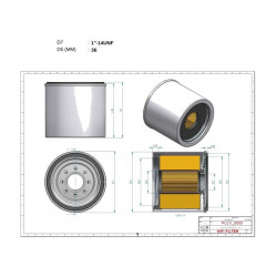 Filtre à gasoil SN902110