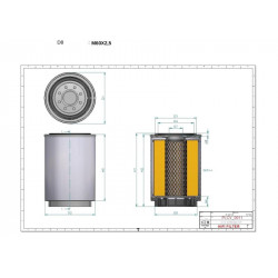 Filtre à gasoil SN921630
