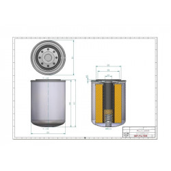 Filtre à huile SO307