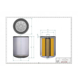 Filtre à huile SO3477