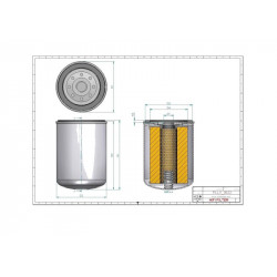 Filtre à huile SO3661