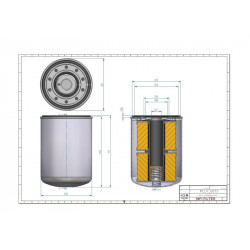 Filtre à huile SO447