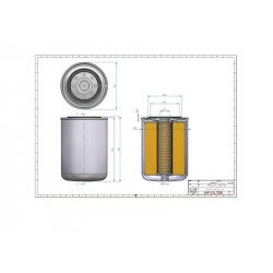 Filtre à huile SO607