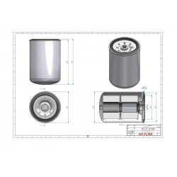 Filtre à huile SO6075