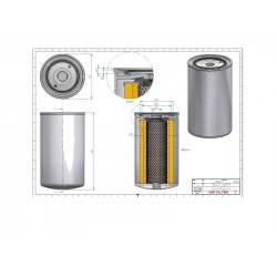 Filtre à huile SO6144