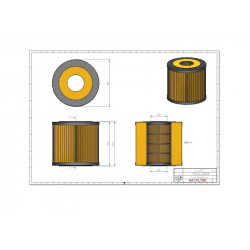 Filtre à huile SO7035