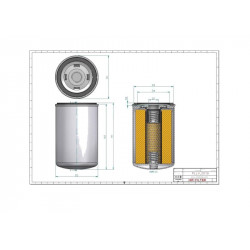 Filtre à huile SO8550