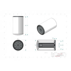 Filtre à huile T1641