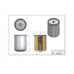 Filtre à huile T2198