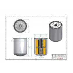 Filtre à huile T2199