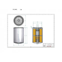 Filtre à huile T7317