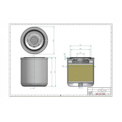 Filtre dessiccateur de freinage TB1374T