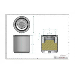Filtre dessiccateur de freinage TB1390